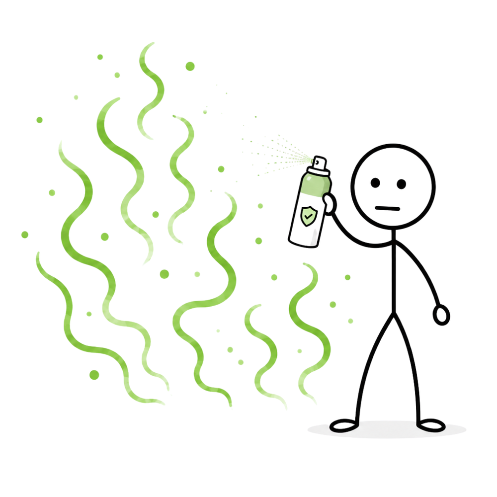 2. Covering Body Odor Doesn’t Remove What Causes It